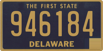 DE license plate 946184