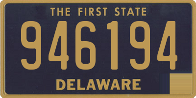 DE license plate 946194