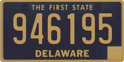 DE license plate 946195