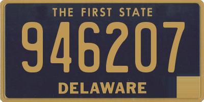 DE license plate 946207