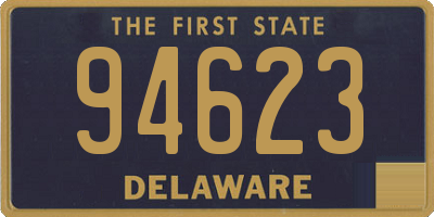 DE license plate 94623