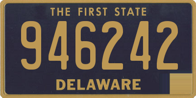 DE license plate 946242