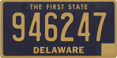 DE license plate 946247