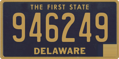 DE license plate 946249
