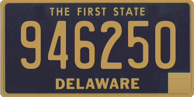 DE license plate 946250