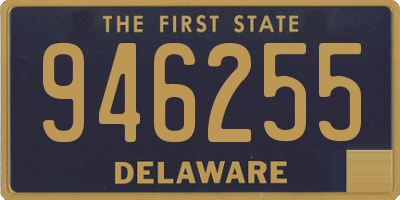 DE license plate 946255