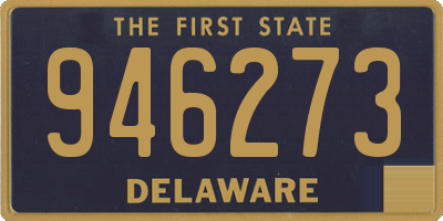 DE license plate 946273