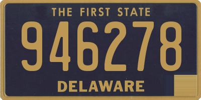 DE license plate 946278