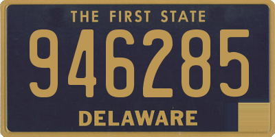 DE license plate 946285
