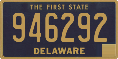 DE license plate 946292