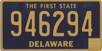 DE license plate 946294