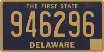 DE license plate 946296