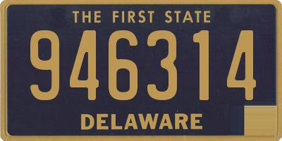 DE license plate 946314