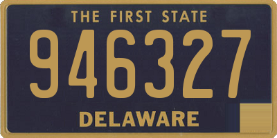 DE license plate 946327