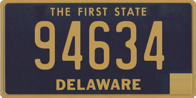 DE license plate 94634