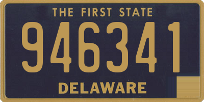DE license plate 946341
