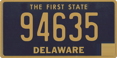 DE license plate 94635