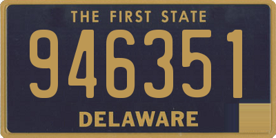 DE license plate 946351