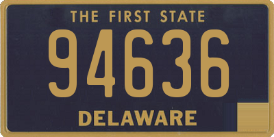 DE license plate 94636
