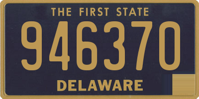 DE license plate 946370