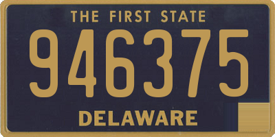 DE license plate 946375