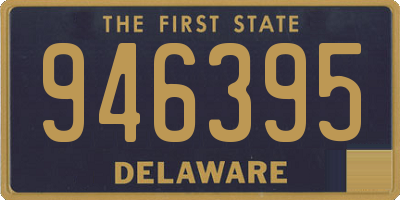 DE license plate 946395
