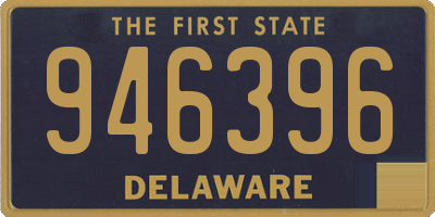 DE license plate 946396