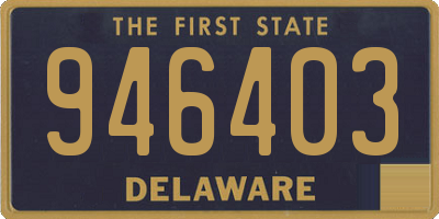 DE license plate 946403