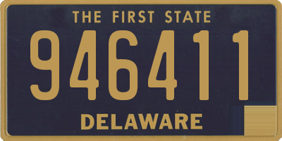 DE license plate 946411