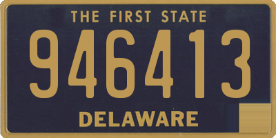 DE license plate 946413