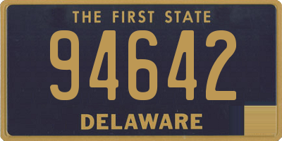 DE license plate 94642