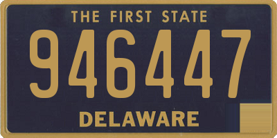 DE license plate 946447