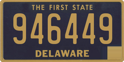 DE license plate 946449