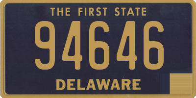 DE license plate 94646
