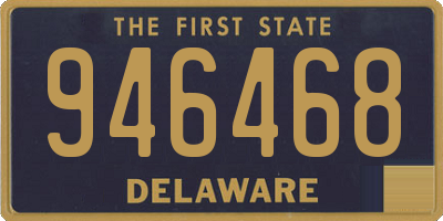 DE license plate 946468