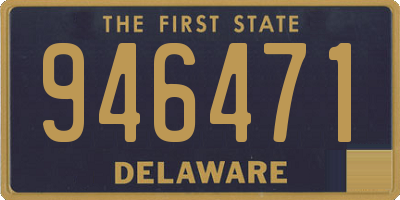 DE license plate 946471