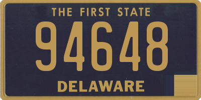 DE license plate 94648