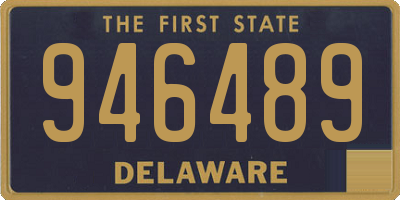 DE license plate 946489