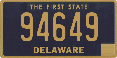 DE license plate 94649