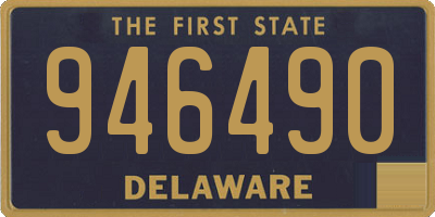 DE license plate 946490