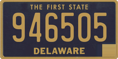 DE license plate 946505
