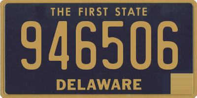 DE license plate 946506