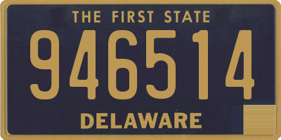 DE license plate 946514