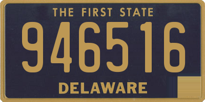 DE license plate 946516