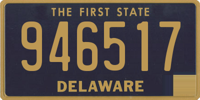 DE license plate 946517