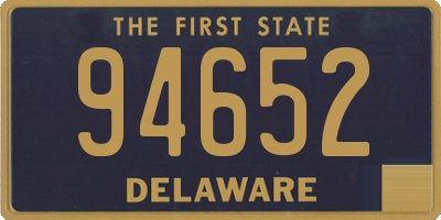 DE license plate 94652