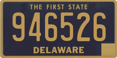 DE license plate 946526