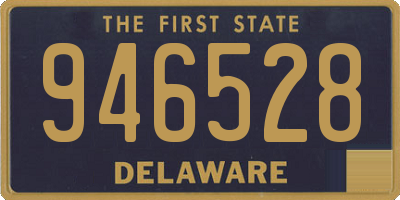 DE license plate 946528