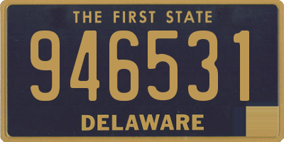 DE license plate 946531