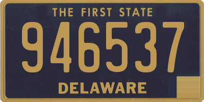 DE license plate 946537